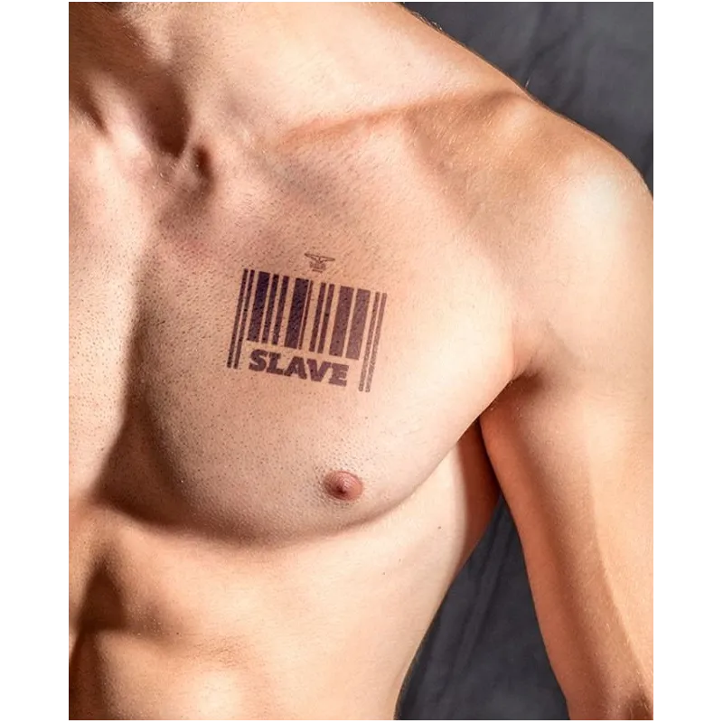 Mr B - Mister B Tatouage éphémère MrB Slave 10 x 10cm